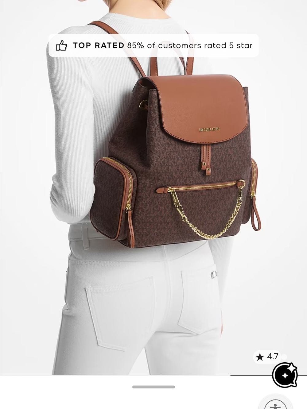 Michael Kors Jet set backpack